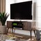 Baxton Studio Alard Mid-Century Walnut Brown Finished 2-Door Wood TV Stand 159-9850 - alternate 2